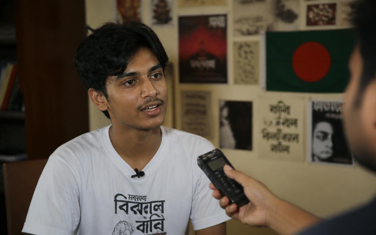 জুলাই আন্দোলনের সাক্ষীর মৌখিক ইতিহাস সাক্ষাৎকার রেকর্ডিং